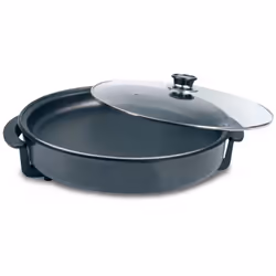 Cuiseur électrique multifonction - Puissance: 1500W - Revétement anti-adhérent - Diamètre 30 cm - Poignées isolantes - P ...