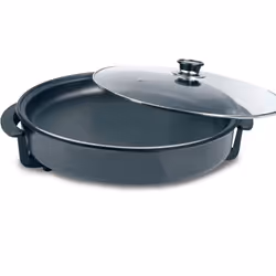 Cuiseur Multifonctions Techwood TP-3034 - Puissance : 1500W - Diamètre :  38 cm - Revêtement antiadhérent - Poignée isolante  ...