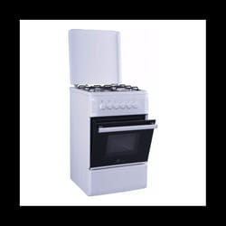 Cuisinière à gaz 4 feux MontBlanc 50cm - Blanc
