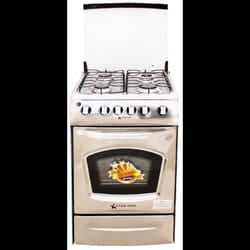 Cuisinière à Gaz 4Feux INOX avec Tourne Broche STARONE SO-50IR-2018