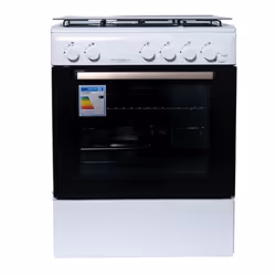 Cuisinière À Gaz Arthur Martin -  Nombre de feux: 4 Feux - Largeur: 60Cm - Four Gaz - Gril Gaz - Cavité : 72 litres - Porte a ...