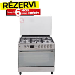 Cuisinière à Gaz ARTHUR MARTIN AME90IX 90cm 5 Feux - Inox
