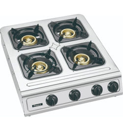 Cuisinière à Gaz Biolux M.6050 4 Feux Inox