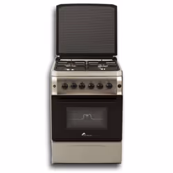 Cuisinière MONTBLANC - Type de Cuisinière: à gaz - Nombre de Feux: 4 Feux - Largeur: 60 cm - Puissance totale du Gaz: 7.44 Kw ...