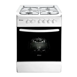 Cuisinière à gaz ORIENT 4 feux 60 cm -Blanc- (OC-60-60EB)