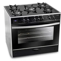 Cuisinière À Gaz Unionaire 5 Feux 90Cm Noir