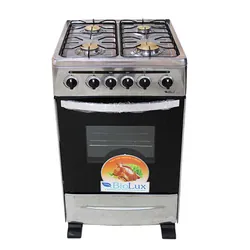 Cuisinière avec Tourne broche Biolux 4 feux 50cm - Inox (5252X-TB)