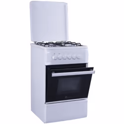 Cuisinière MontBlanc REB 5055 - 4 Feux - Type gaz LPG G30-30 MBAR - Plateau de cuisson - Grille - Pieds réglables  - Couvercl ...