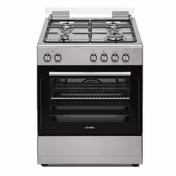 Cuisinière SIMFER - Type de Table: à Gaz - Largeur: 60 cm - Nombre de Foyers: 4 Foyers - Chaleur tournante - Sécurité gaz par ...