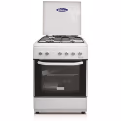 Cuisinière Sotacer TGG7600W - 4 Feux - Allumage électrique - Eclairage four - Grilloir - Couvercle en verre - Dimensions: 60  ...