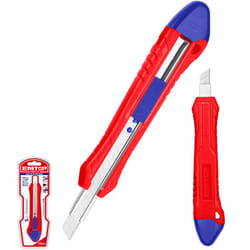 Cutter Emtop ESNK09101 Avec 1 Lame Rouge