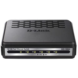 D-Link DES-1005A commutateur réseau Noir