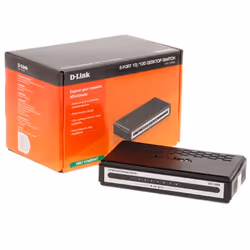 D-Link DES-1008A commutateur réseau Non-géré L3 Noir