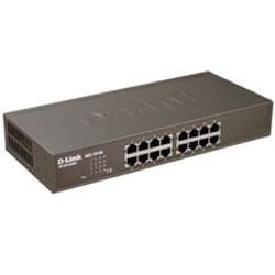 D-Link DES-1016A commutateur réseau Non-géré Marron