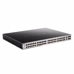 D-Link DGS-3130-54PS, Géré, L3, Gigabit Ethernet (10/100/1000), Connexion Ethernet, supportant l'alimentation via ce port (Po ...