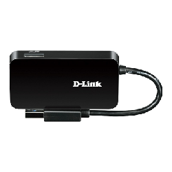 D-Link DUB-1341 hub & concentrateur USB 3.2 Gen 1 (3.1 Gen 1) Type-A 5000 Mbit/s Noir