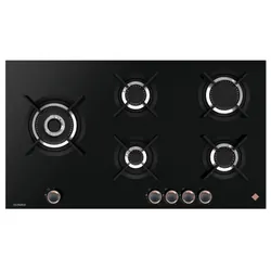 De Dietrich DPG7950B plaque Noir Intégré 90 cm Gaz 5 zones
