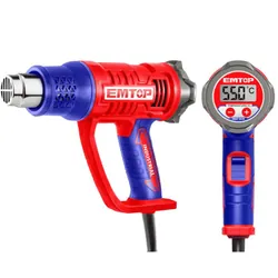 Décapeur Thermique Digital Emtop EHGN20056 2000W Rouge