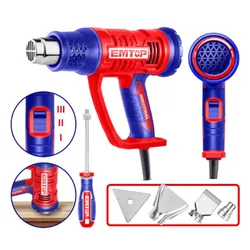 Décapeur Thermique Emtop EHGN20045 2000W Rouge