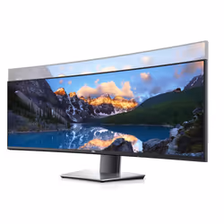 DELL U4919DW écran plat de PC 49" 5120 x 1440 pixels UltraWide Dual Quad HD LED Noir, Argent