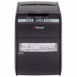 Destructeur Rexel Auto+ 90X coupe croisée - Niveau de sécurité P-3 - Taille des particules 4 x 45 mm - Temps de fonctionnemen ...
