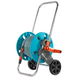 Gardena AquaRoll S Chariot sur roues Manuel Bleu, Gris, Orange