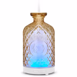 Diffuseur D'huile Essentielles Livoo - Capacité du réservoir d'eau : 100 ml - Diffuseur et humidificateur par ultrasons - Pos ...