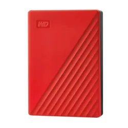 Disque Dur Externe WESTERN DIGITAL 2.5" My Passport 6 To - Rouge