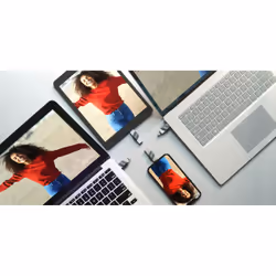 Disque Dur Flash iXpand Flip USB 128 Go Double Connexion Type-A/Lightning Gris Argent Transparent - Vue supplémentaire 8