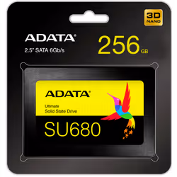Disque Dur Interne ADATA SU680 - Capacité de Disque: 256Go - Type de disque: SSD - Format de Disque: 2.5" - Interface: SATA I ...