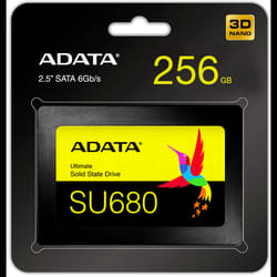 Disque Dur Interne ADATA SU680 256Go SSD 2.5'' SATAIII (AULT-SU680-256GR)