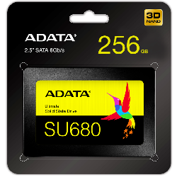 Disque Dur Interne ADATA SU680 256Go SSD 2.5'' SATAIII (AULT-SU680-256GR)