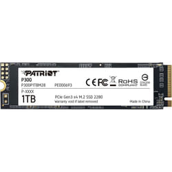 Disque Dur Interne PATRIOT P300 1To SSD M.2 2280 (P300P1TBM28)
