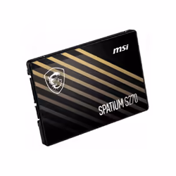 Disque DUR Interne SSD MSI SPATIUM S270 SATA 2.5” - Capacité : 480GB - Interface SATA III 6Go/s - Facteur de forme: 2,5" - L ...