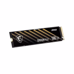 Disque Dur Interne SSD MSI SPATIUM M461 NVMe M.2 - Interface PCIe Gen3x4, NVMe 1.4 - 3D NAND - Capacité 500 Go - Vitesse en l ...