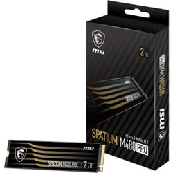 Disque Dur Interne SSD MSI Spatium M480 Pro PCIe 4.0 NVMe M.2 2To 1.92TB