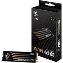 Disque Dur Interne SSD MSI Spatium M480 Pro PCIe 4.0 NVMe M.2 2 To 1.92TB
