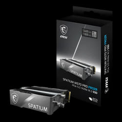 Disque dur interne SSD MSI Spatium M570 Pro PCIe 5.0 NVMe M.2 FROZR 2To S78 - 440Q670-P83