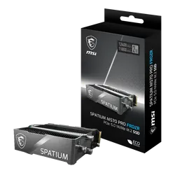 Disque dur interne SSD MSI Spatium M570 Pro PCIe 5.0 NVMe M.2 FROZR 2 To S78 - 440Q670-P83