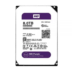Disque Dur Interne WESTERN DIGITAL 8To 3.5" Pour Vidéo Surveillance (WD82PURX)