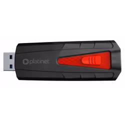 Clé USB SSD PLATINET PMFSSD250 - Stockage: 250 Go - Connecteur: USB 3.2 - Vitesse maximum de lecture: 1000 MB/s - Vitesse max ...