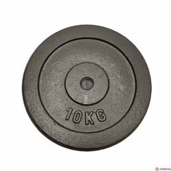 Disque Noir ZIMOTA 10KG - Matière : Acier - Poids : 2KG, 4KG, 6KG, 8KG, 10KG, 15KG - Polyvalence : S'adapte aux disque de 30  ...