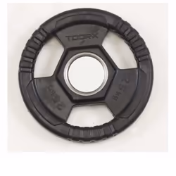 Disque olympique 25 kg Ø 50 MM TOORX PRO -  Le disque en fonte olympique 25 kg Ø 50 mm sont bénéfiques pour un travail en pro ...