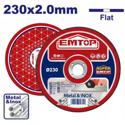 Disque Tronçonne EMTOP 230 x 2 mm - EACD202303