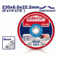 Disque Tronçonner EMTOP 230 x 6 mm - ACD602301