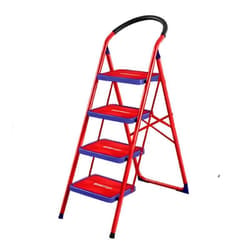 Échelle EMTOP ESLR1041 pliable acier 4 m robuste 150 kg