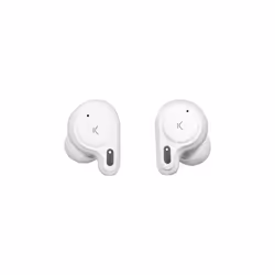Écouteur Bluetooth Blanc Ksix BXTW06B - Casque Sans Fil pour Appels et Musique