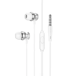 Écouteur Filaire Hoco M106 Metal Blanc