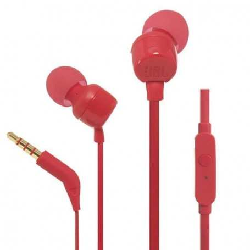 Écouteur intra-auriculaire JBL T110 - rouge (0092763)