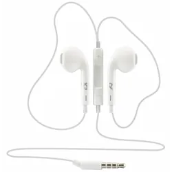 Écouteurs avec microphone SBOX IEP-204 Blanc